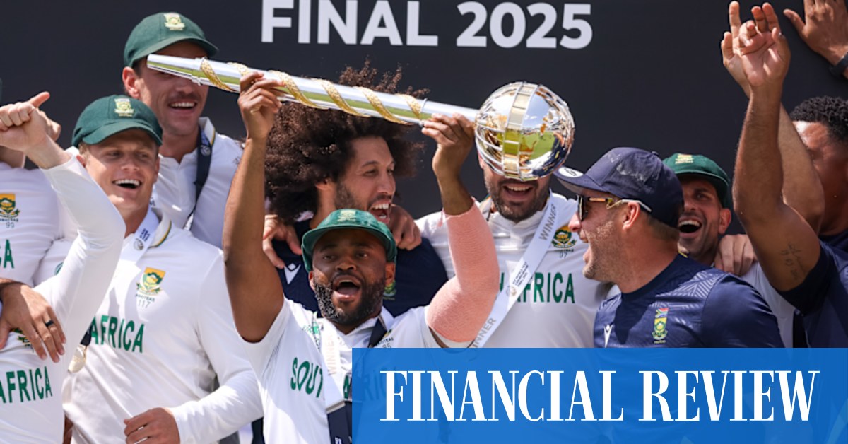 South Africa stun Australia to win World Test Championship