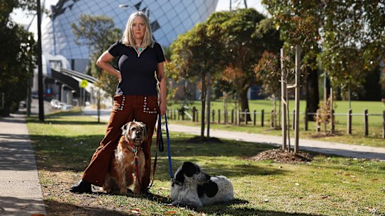 Yarraville resident Sarah Tartakover, who lives near one of the two West Gate Tunnel vents, is calling for filters to be urgently added.