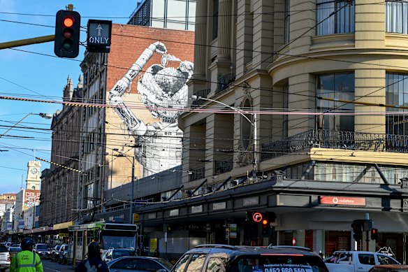 Chapel St, Prahran, from the intersection of Commercial Rd.