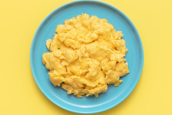 Great for overnight guests: scrambled eggs.