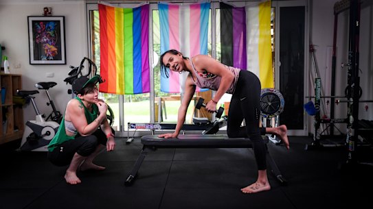 Jodie Nagyiván now trains at queer and trans-friendly gym called Non Gendered Fitness, in Melbourne’s Ringwood.