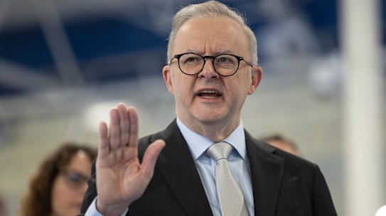 Prime Minister Anthony Albanese. 