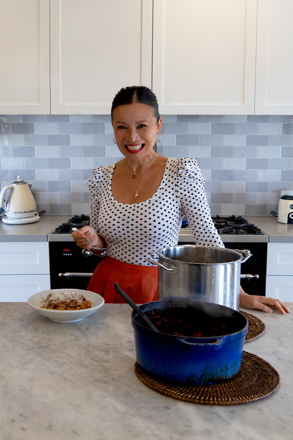 “There was always the scent of cooking in the air at home.”