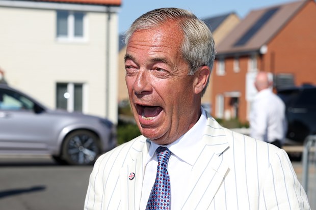 Britanya'nın Reform UK partisi lideri Nigel Farage.