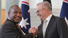 Australian Prime Minister Anthony Albanese and his PNG counterpart James Marape.