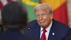 President Donald Trump speaks during a lunch with African leaders in the State Dining Room of the White House, Wednesday, July 9, 2025, in Washington. (AP Photo/Evan Vucci)