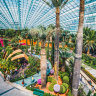 Where is the Flower Dome, the world’s largest glass greenhouse?