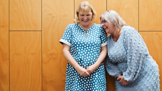 Mandy Hose (left) and Kate Jones: "I know our friendship will last forever."