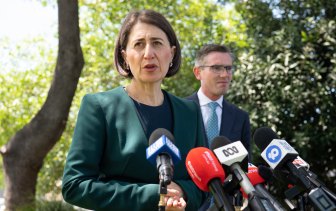 NSW Premier Gladys Berejiklian and Treasurer Dominic Perrottet.