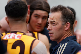 Hawks coach Alastair Clarkson has indicated a desire to return to coaching.