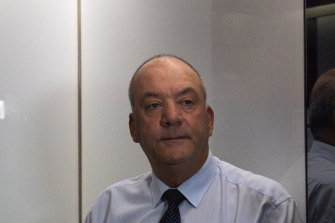 Daryl Maguire arriving at the ICAC on Friday.