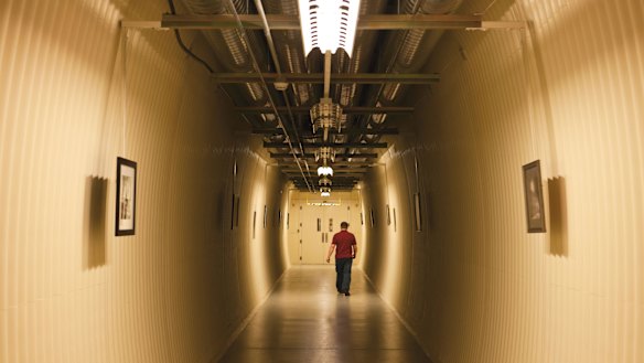 The records vault is 180 metres deep inside Granite Mountain on the outskirts of Salt Lake City.