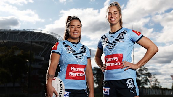 Strike weapon Isabelle Kelly and NSW captain Kezie Apps are chasing an Origin triumph.