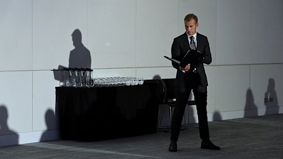 Infrastructure, Cities and Active Transport Minister Rob Stokes at the Sydney Summit on Monday.