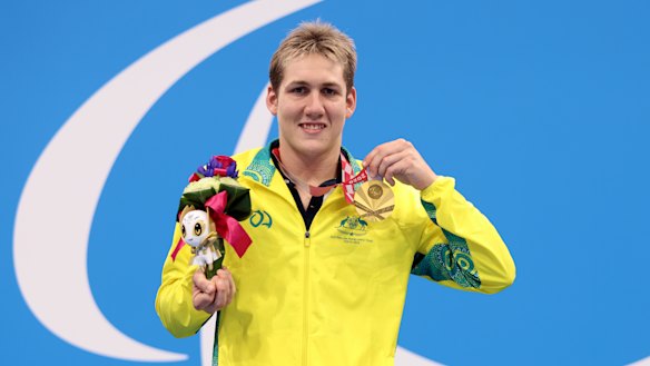 Will Martin at the Tokyo Paralympics.