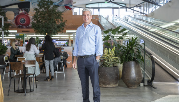 “There’s certainly been a pickup in terms of the customer opening their wallet and spending”: Scentre CEO Peter Allen at Westfield Mount Druitt.