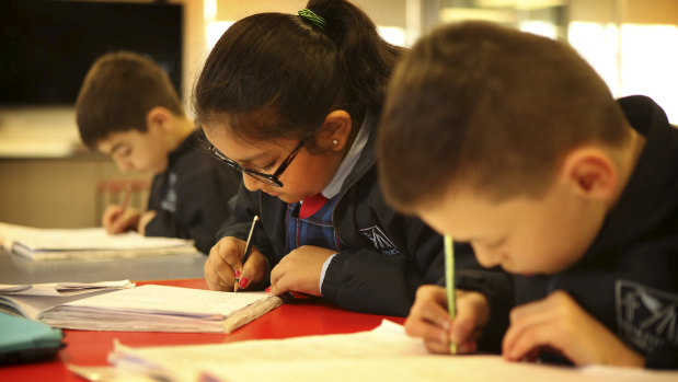 NAPLAN results show writing performance has continued to decline, and teachers at St Oliver's Primary School say they will look at which areas they need to focus on when they receive the results on Tuesday.