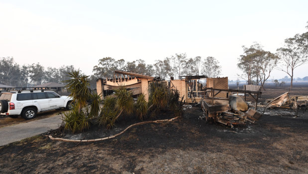 The November bushfires destroyed homes in Laidley in the Lockyer Valley.
