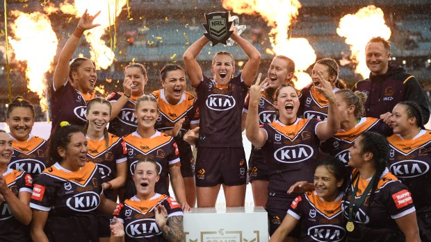 Brisbane celebrated another NRLW title in 2020.
