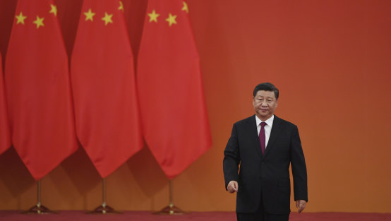 Xi Jinping, pictured in the Great Hall of the People in Beijing, is looking increasingly isolated.