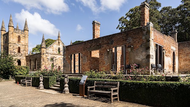 Convicts made the bricks to make their own prison.
