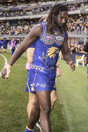 West Coast ruckman Nic Naitanui has done two ACLs in the past three seasons.