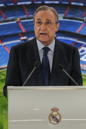 Real Madrid president Florentino Perez says the Super League is not dead yet.