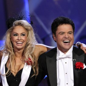 Professional dancer Kym Johnson and partner Donny Osmond  pictured in 2009 when they won Dancing With the Stars.