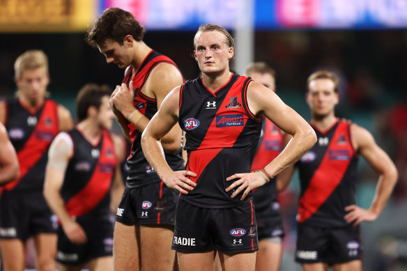 Mason Redman says he would put his hand up to captain the Bombers if the opportunity arises. 