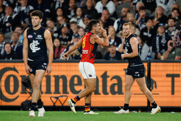 Carlton let a win slip through their hands snatching defeat from the jaws of victory