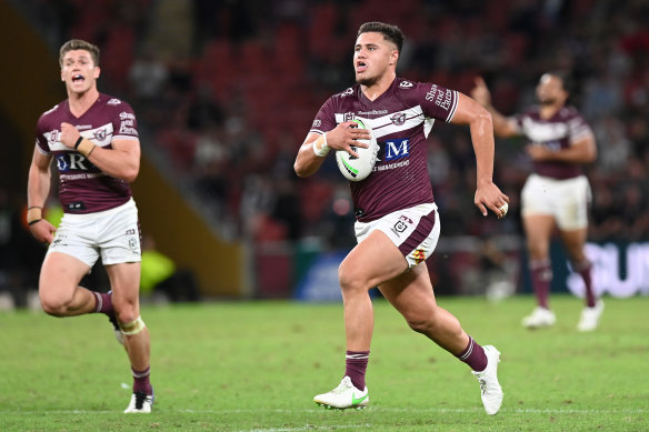 Manly five-eighth Josh Schuster will miss the start of the 2023 season.