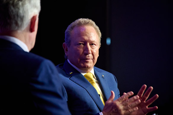 Billionaire Andrew Forrest has described the Barossa project as “atrocious”.