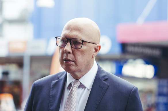 Opposition Leader Peter Dutton.