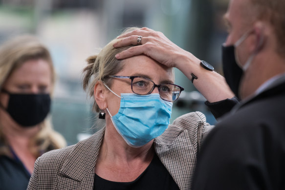 Acting Premier Jacinta Allan says the government expects testing sites will accommodate the increased demand. 