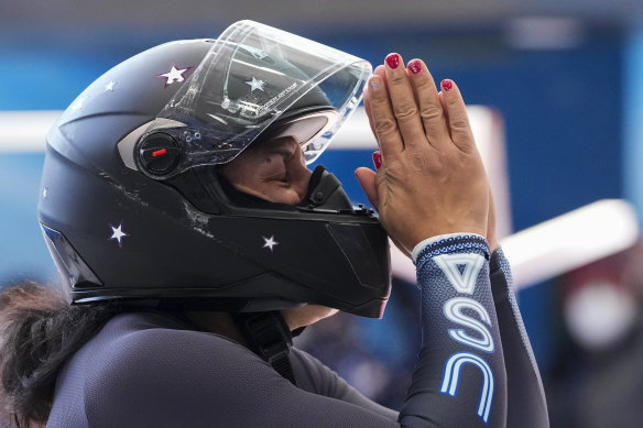 Elana Meyers Taylor won silver for the United States.