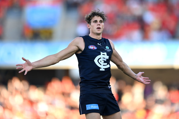 Charlie Curnow is the Coleman Medal winner.