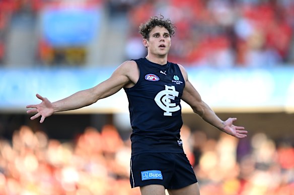 Charlie Curnow is the Coleman Medal winner.