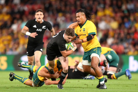 Beauden Barrett will open the 2021 Bledisloe Cup campaign from the All Blacks’ bench.