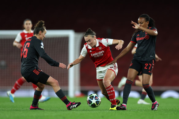 Foord was in blistering form in the Champion’s League against Bayern Munich at the Emirates on Wednesday night.