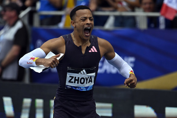 Sprint sensation Sasha Zhoya was born in Australia.