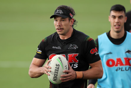 Brent Naden will play his first NRL game this year for Penrith.