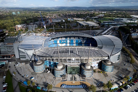 Manchester City’s Etihad stadium.