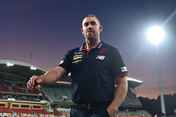 Simon Goodwin is frustrated but the club still hopes they can turn it around
