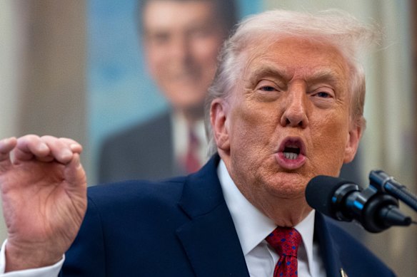 US President Donald Trump is suing the BBC.