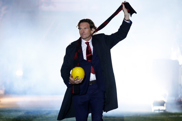 James Hird was celebrated at Essendon’s 150th anniversary.