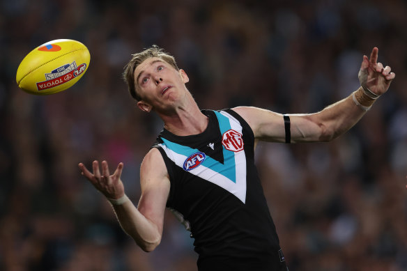 Port Adelaide have recalled forward Todd Marshall.