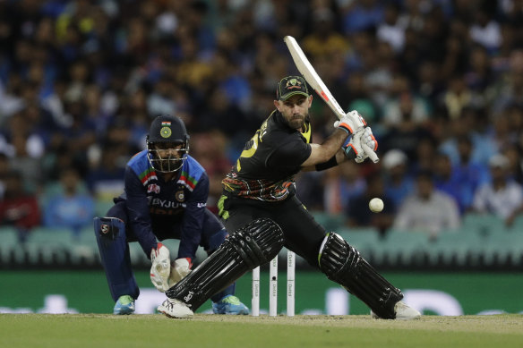 Glenn Maxwell looks to be a lock in the No.4 batting position for Australia’s T20 side.