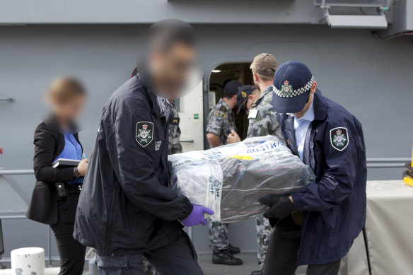 The operation was led by the AFP and led to the interception of a cocaine shipment off the NSW South Coast in February 2017.