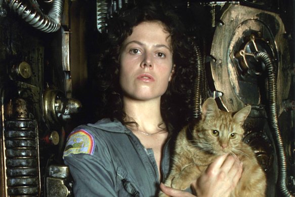 Sigourney Weaver as Ripley in Alien.