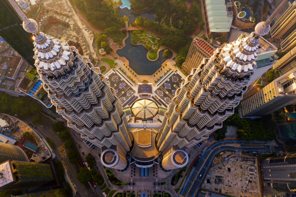 Malaysia's Petronas towers are one of the city's many attractions we didn't get to admire during our ill-fated weekend away.